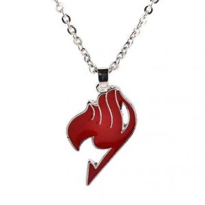fairy tail red symbol necklace