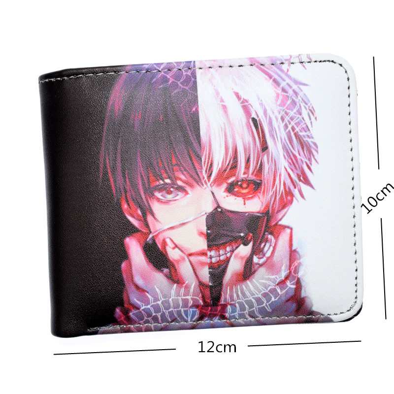 Tokyo Ghoul wallet Cartoon Printing Wallet Stylish Folding Money Clips Personalise Coin Purse Unisex