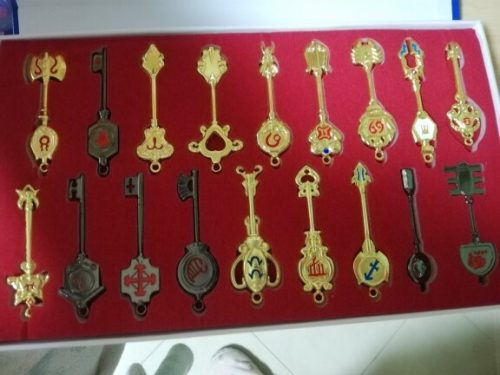 Fairy Tail lucys celestial keys & Zodiac Keys Set 18Pcs photo review