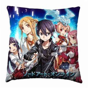 Neu Sword Art Online Kissen Sofakissen Dekokissen Pillow Cushion 40x40CM B6
