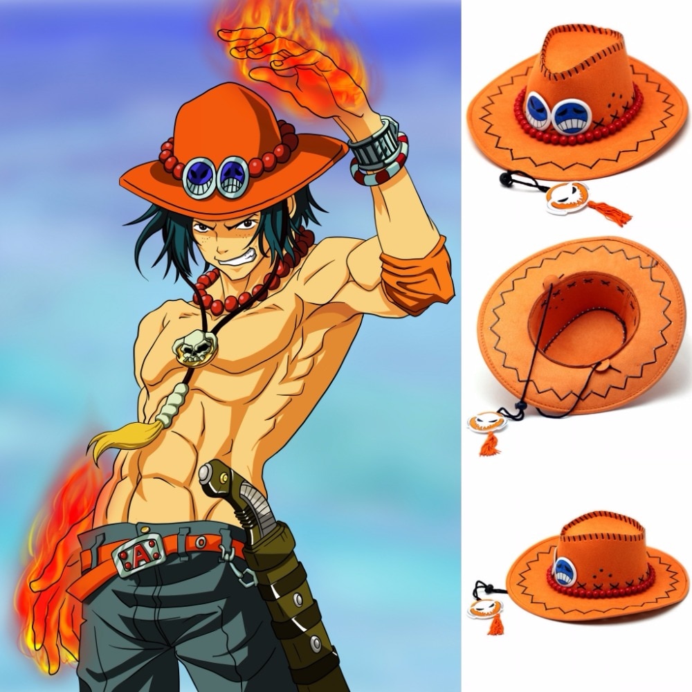 CoolChange Feuerfist Puma D. Ace Hat with Bead Cord & Smilies for One Piece  Fans: Buy Online at Best Price in UAE 