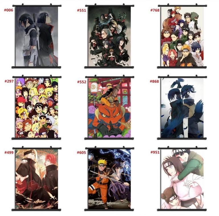 Naruto Wall Scroll Poster Cheap Price Free Shipping 