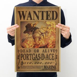 portgas d ace wanted poster