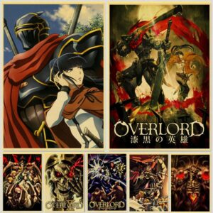 overlord wall scroll