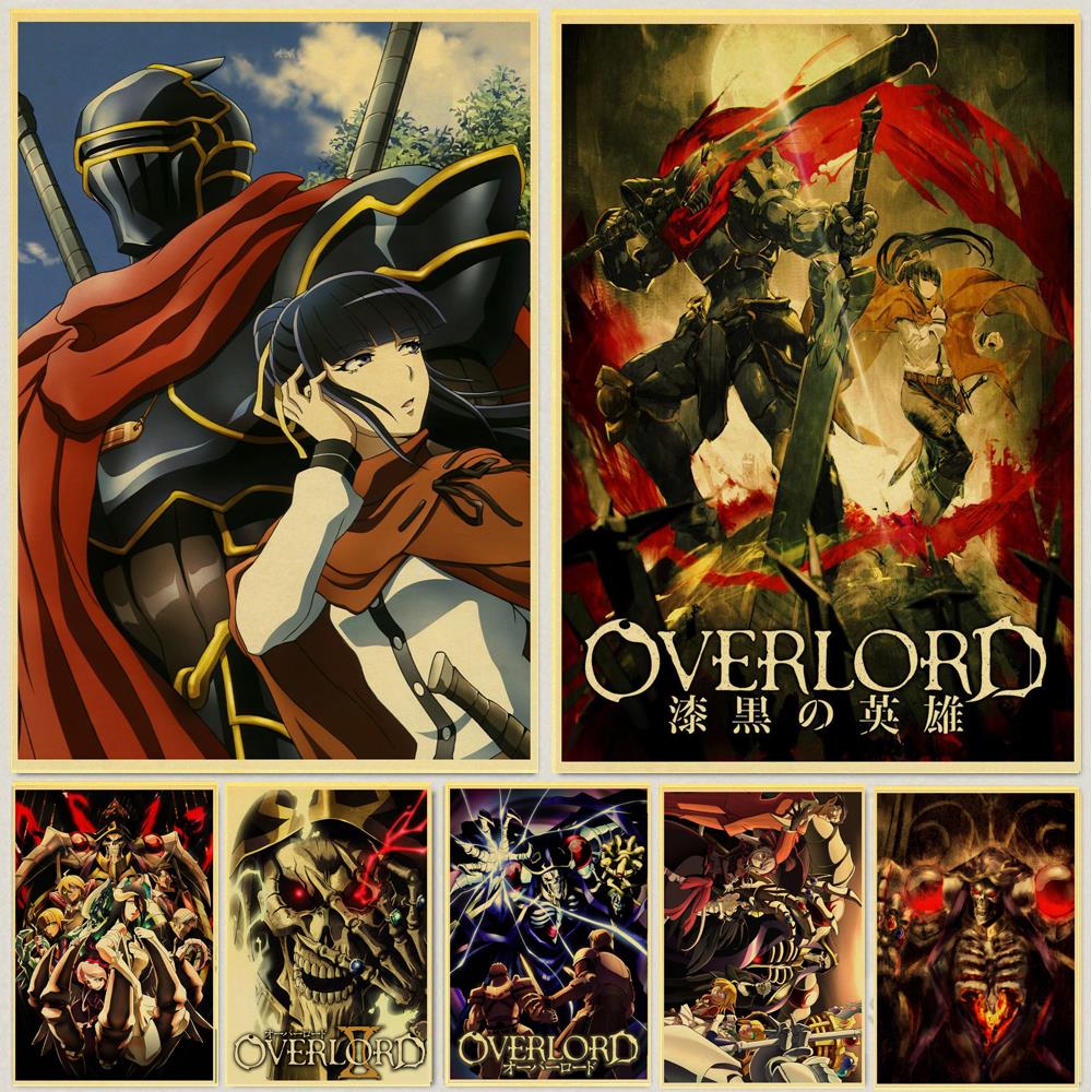 Anime Overlord manga Wall Scroll Poster cosplay8"x11" A