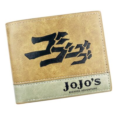 jojo's bizarre adventure leather wallet
