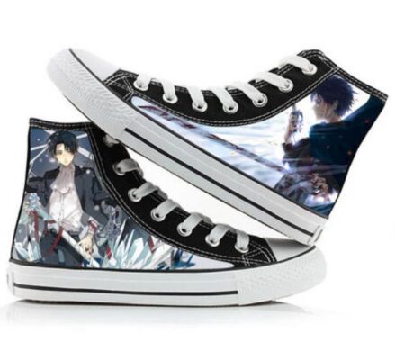 attack on titan canvas shoes