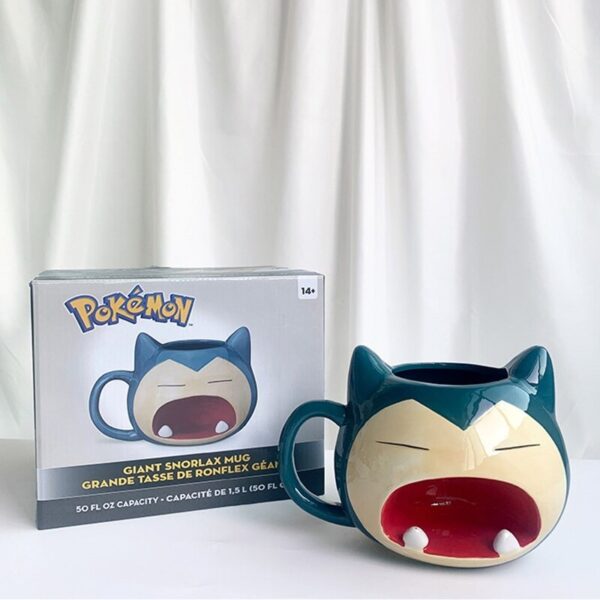 pokemon snorlax novelty mug