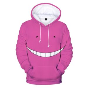koro sensei pink hoodie