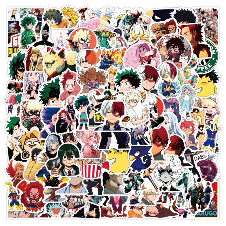 My Hero Academia Stickers | Cute Printable Laptop Stickers