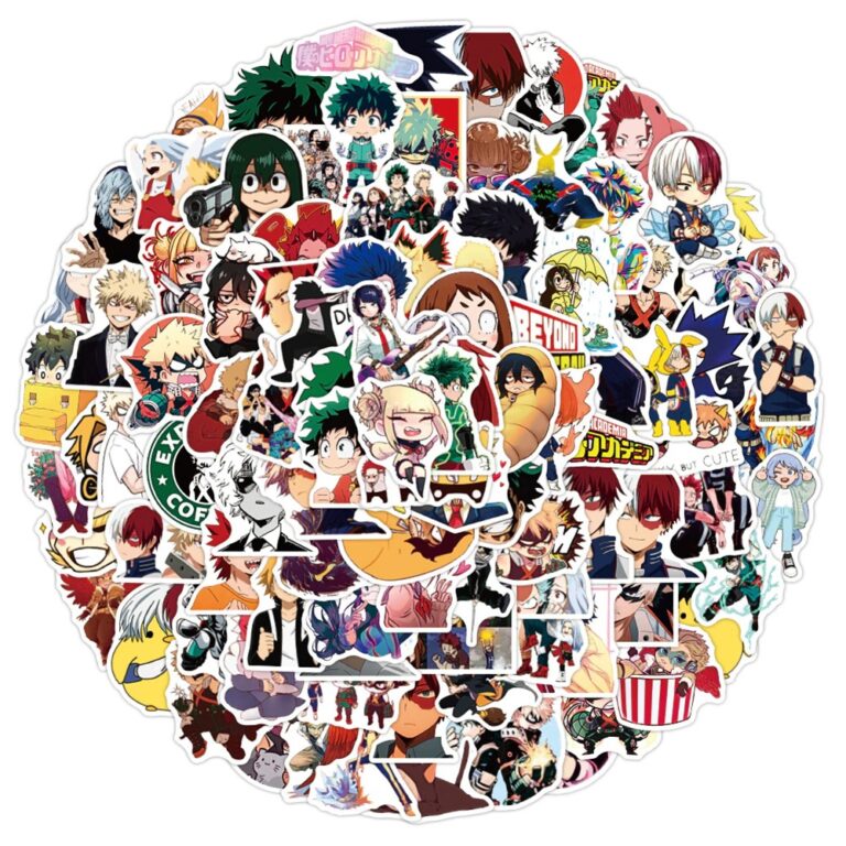My Hero Academia Stickers | Cute Printable Laptop Stickers