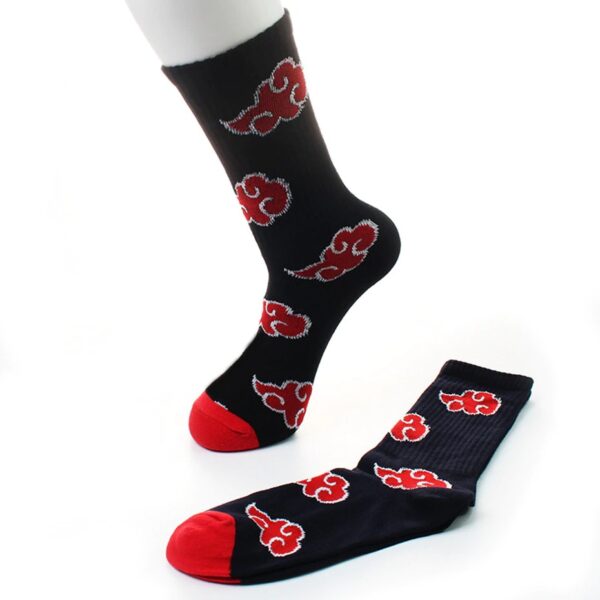 naruto akatsuki socks