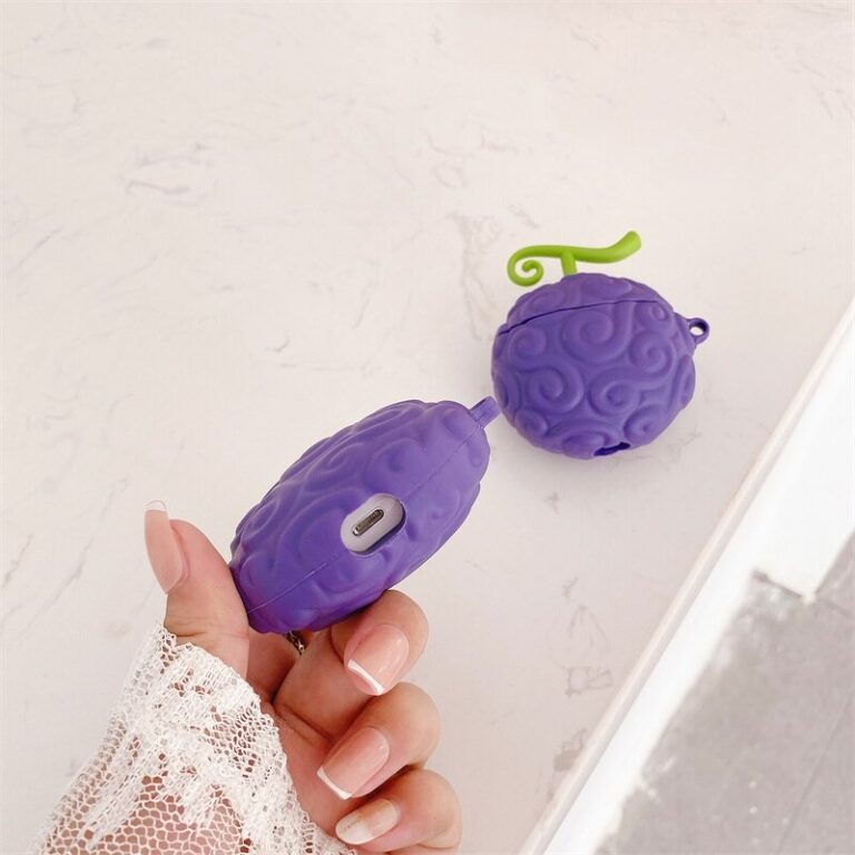 One Piece AirPods Case Devil Fruit Gum Gum 3D Soft Cover