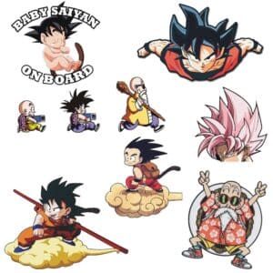dragon ball stickers for car