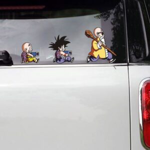 dragon ball family car stickers