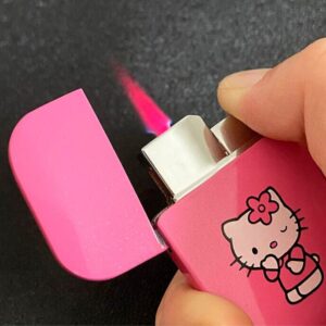hello kitty pink flame lighter