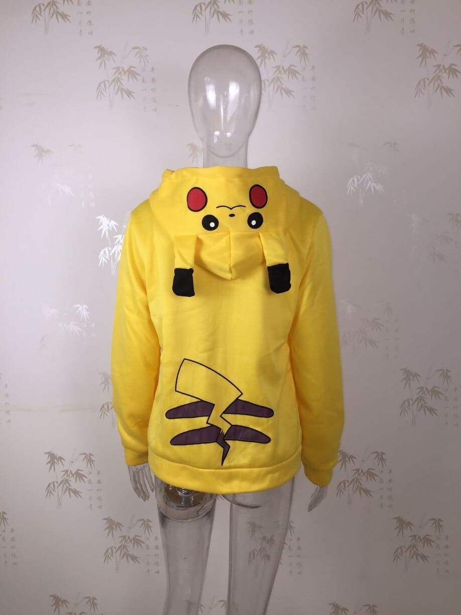 yellow pikachu hoodie