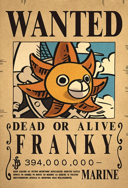 One Piece Wanted Posters  Luffy,Nami,Zoro [Free Shipping]