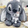 Stitch Black Grey Plush